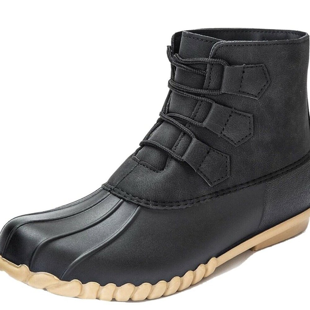 DKSUKO Women's Duck Boots Lace Up sz 7